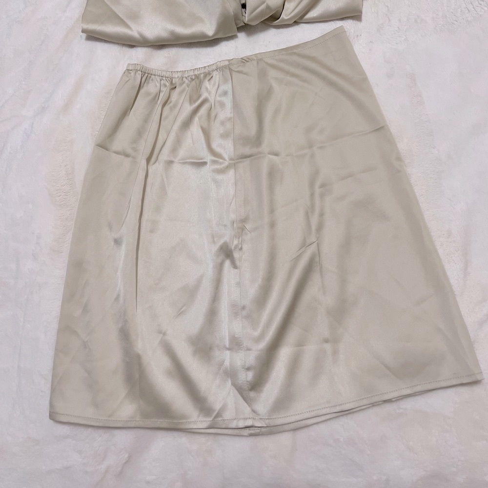 NWT Oversized button down + Skirt Set | Small - Picture 4 of 8